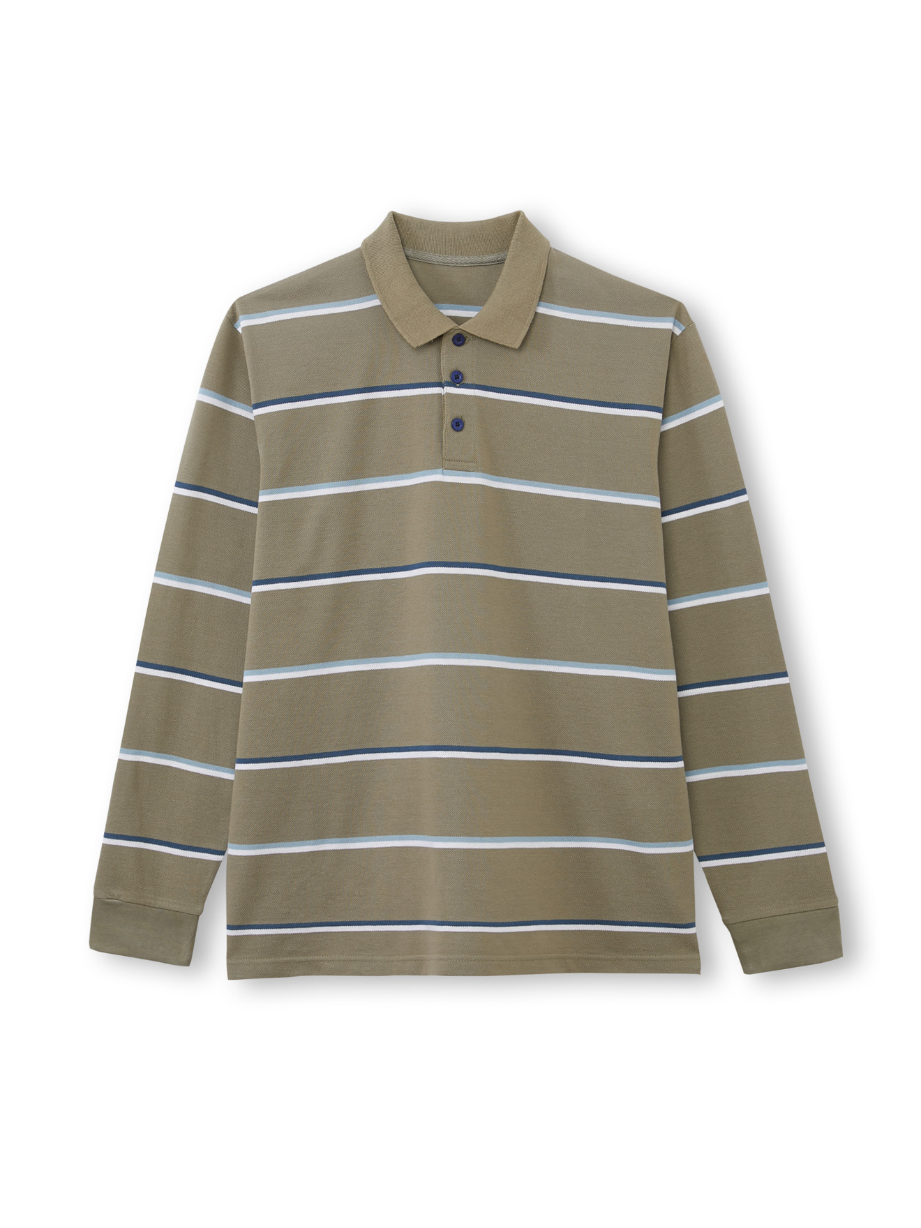 Polo manches longues maille piquée