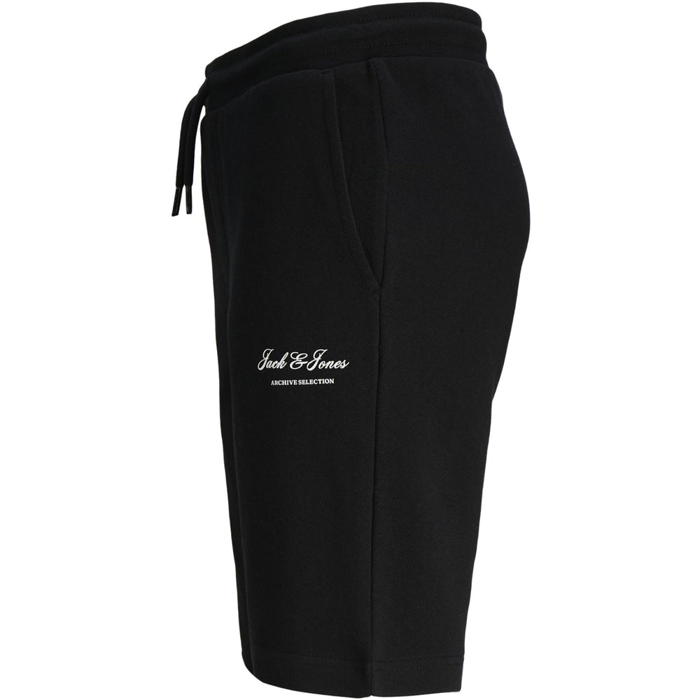 Køb Jack & Jones Junior Black Jpstgordon Archive Sweat Shorts Mid Jnr