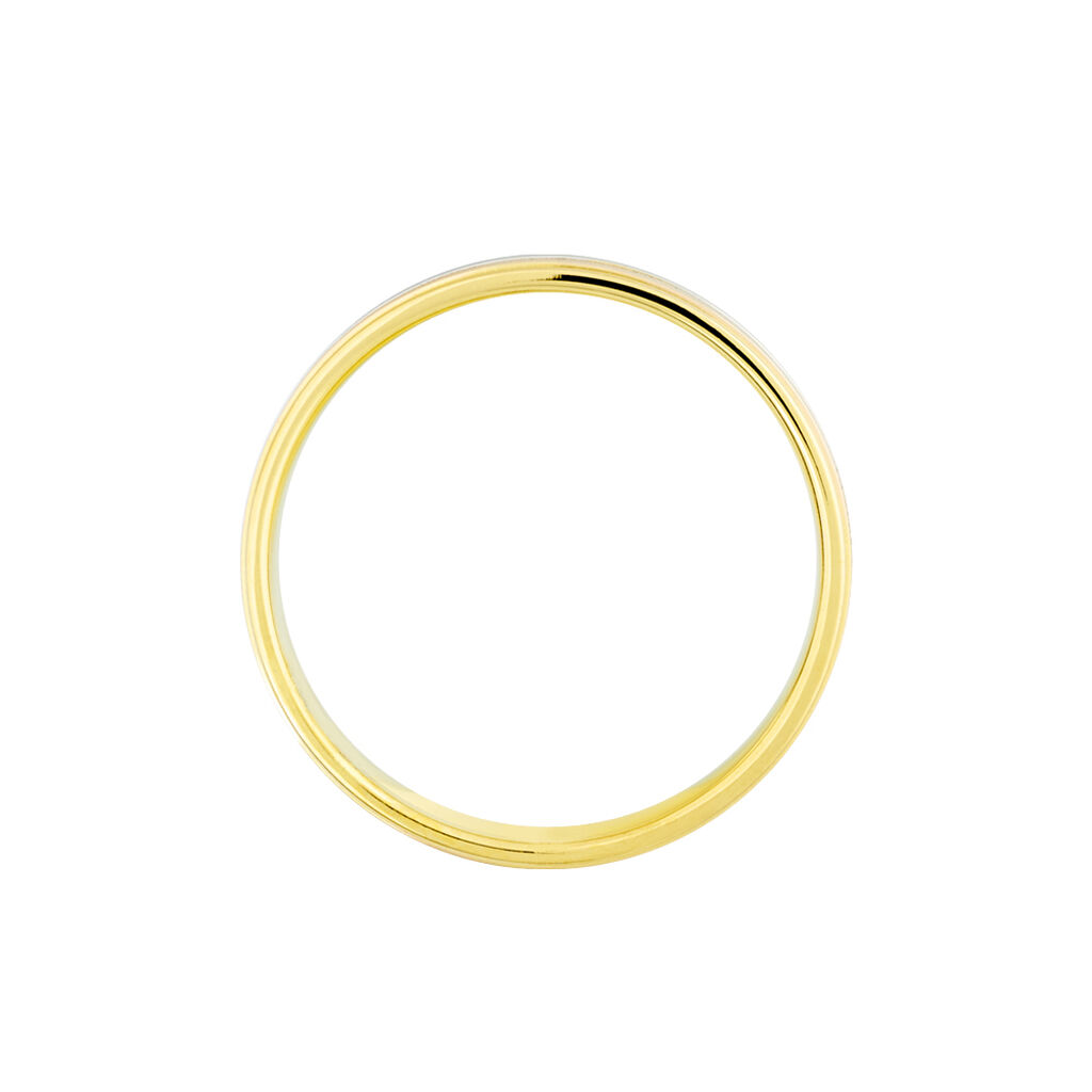 Alliance Triade Ruban Plat Or Tricolore
