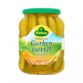 Kuhne Traditionele zoetzure gurkenviertel