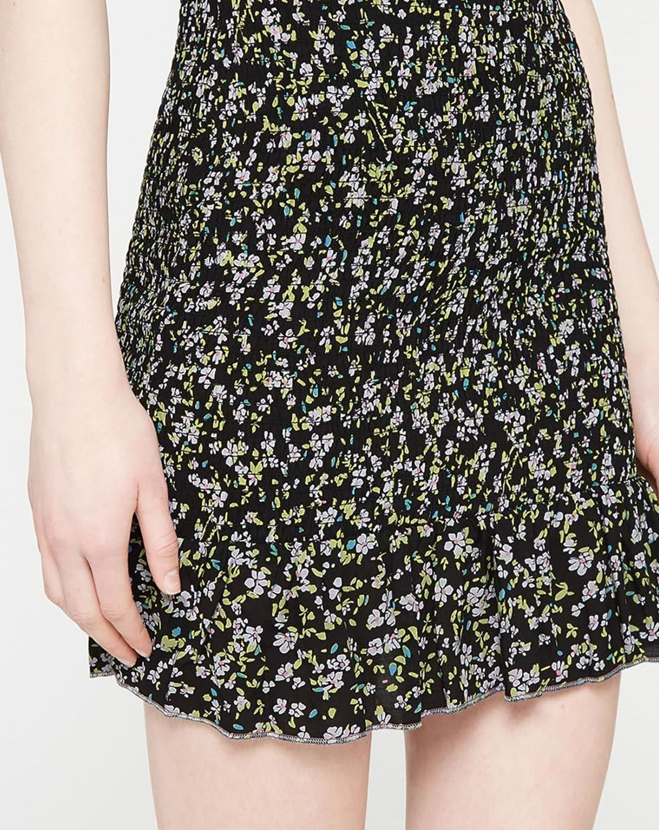 Tommy Jeans Robe smock body à fleurs multicolore