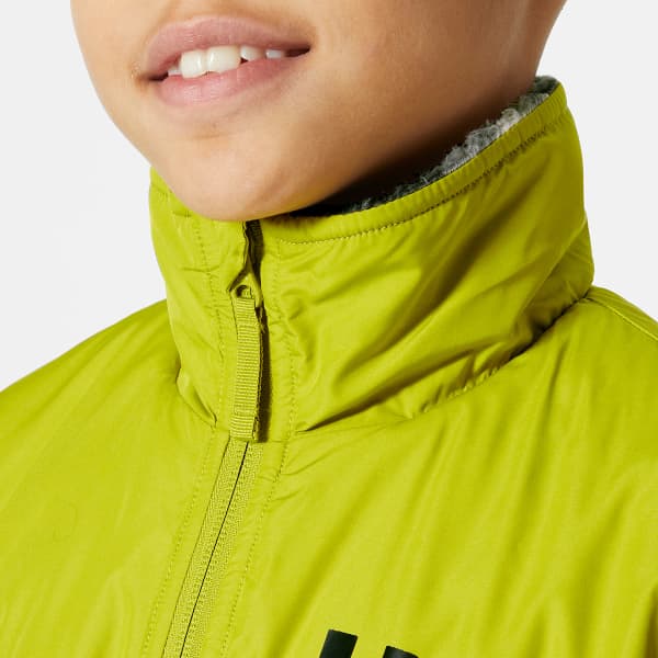Sweat polaire HELLY HANSEN JR CHAMP 1/2 ZIP MIDLAYER CONCRETE CONCRETE AOP