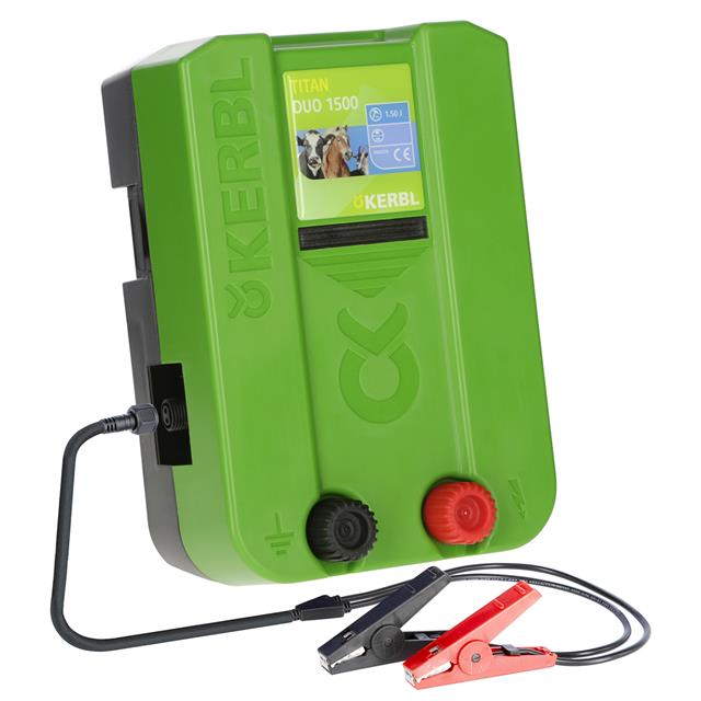Schrikdraadapparaat Kerbl Titan Duo 1500