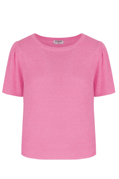 Fluresk roze dames t-shirt