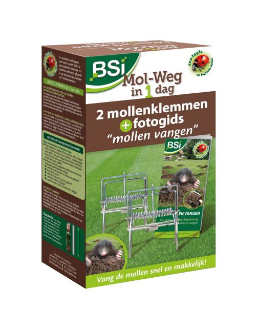 Bsi Mol-Weg In 1 Dag - Ongediertebestrijding - 2 stuks