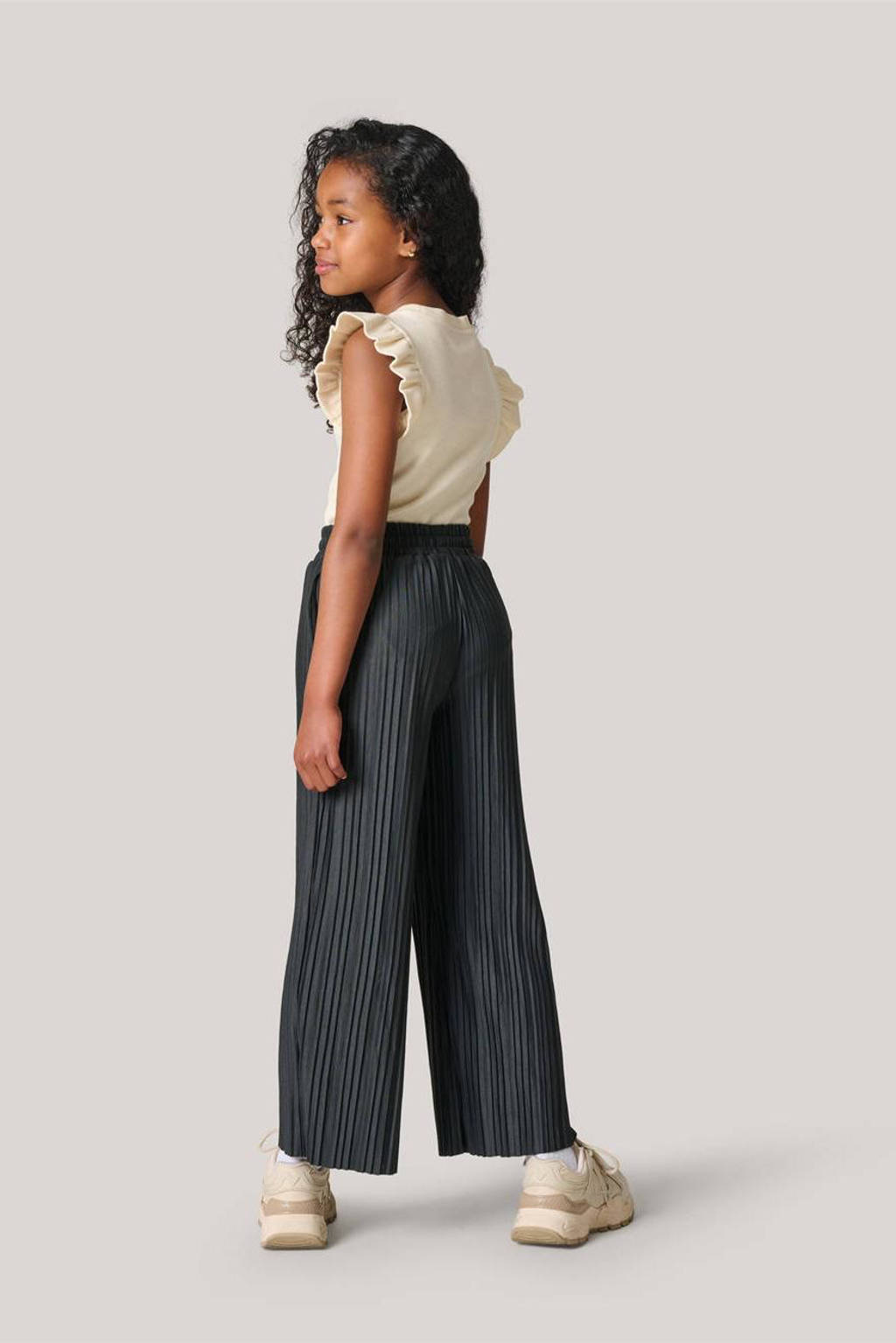 Shoeby high waist loose fit broek antraciet