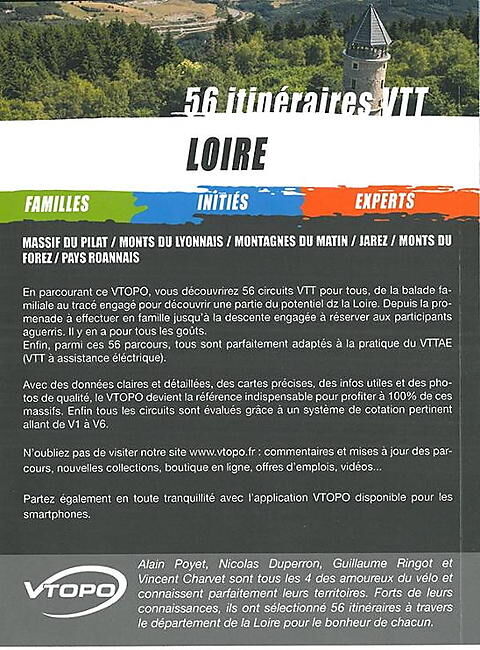 VTOPO - LOIRE 56 ITINERAIRES VTT VTOPO