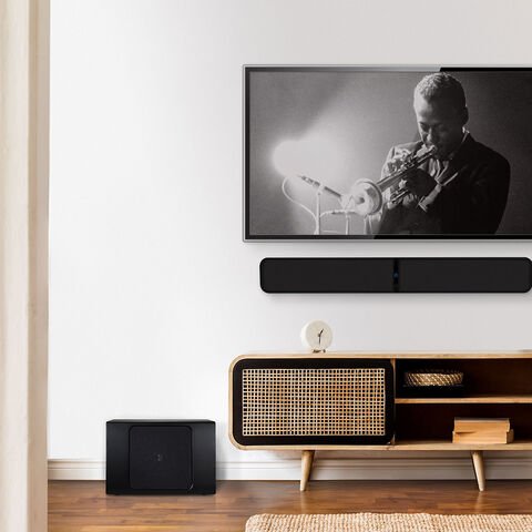 Bluesound PULSE SUB  – compacte, draadloze subwoofer Zwart