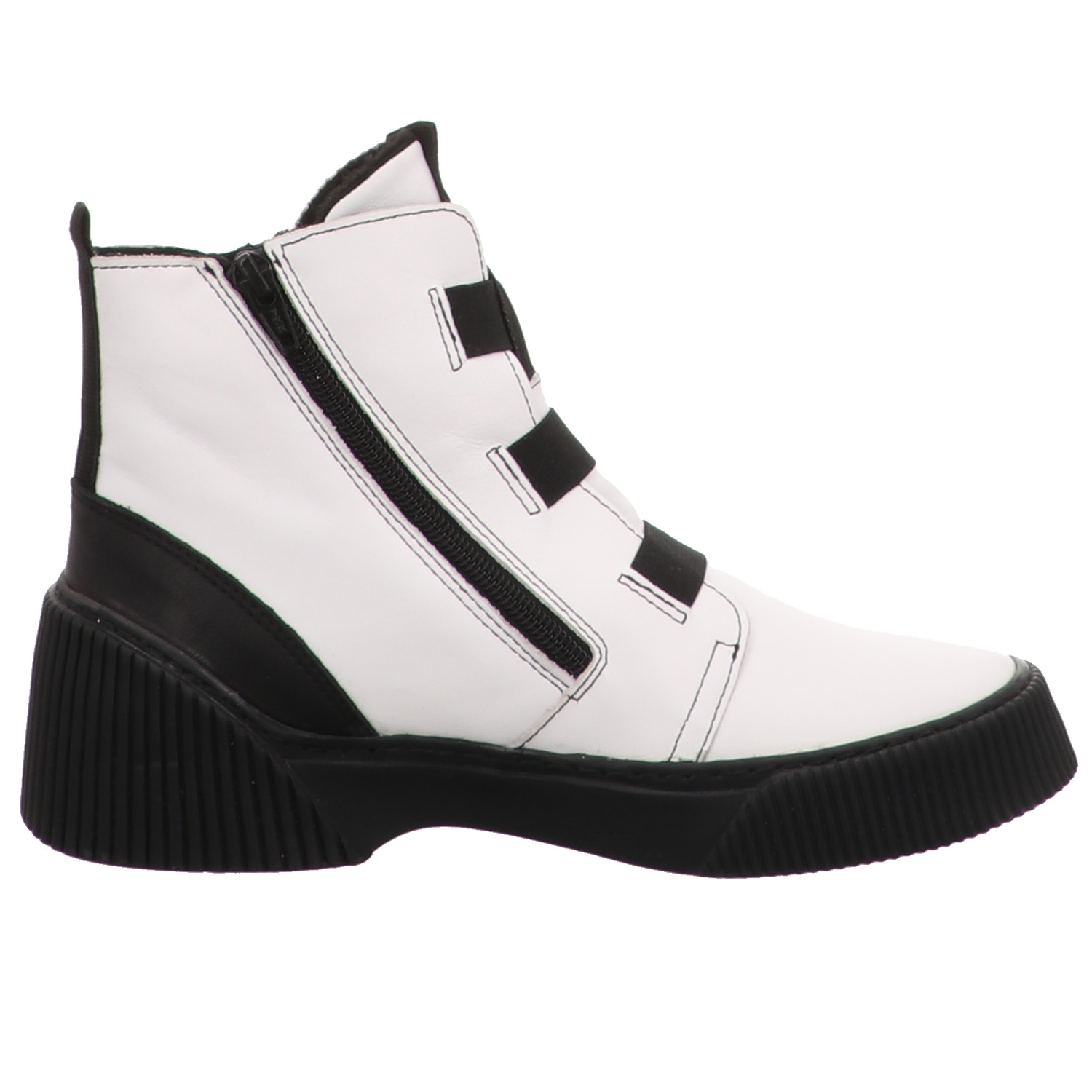 Gemini Stiefelette weiss/weiss kombi
