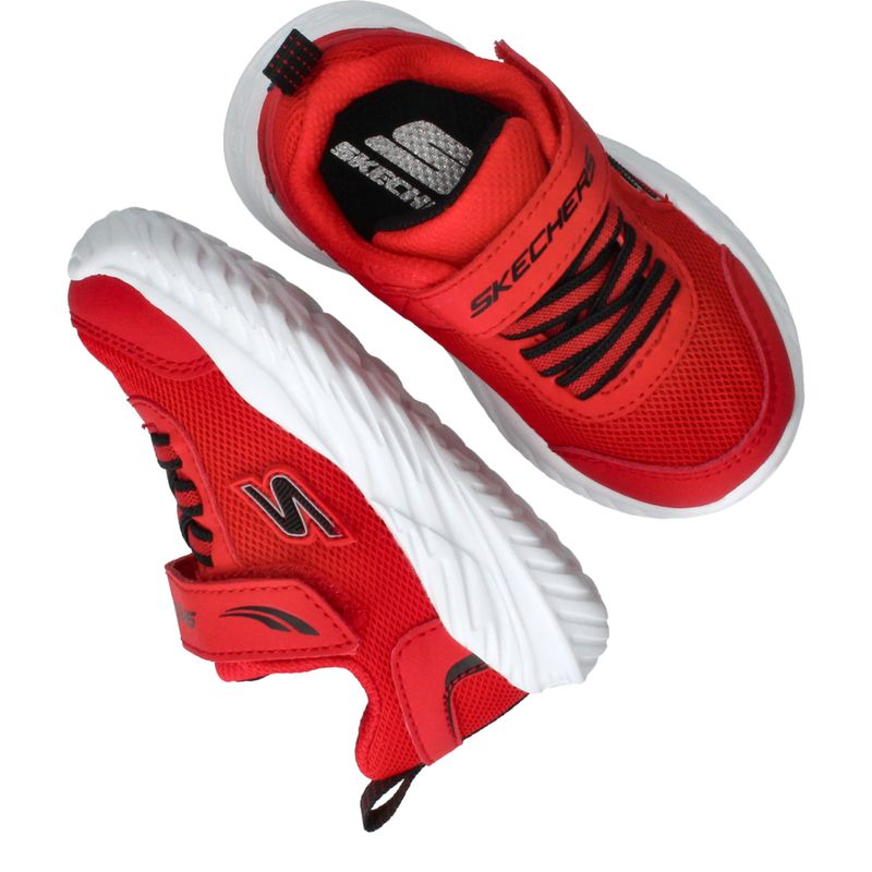 Skechers Nitro Sprint Sneakers Rood Jongens
