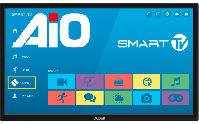 Alden Satanlage Onelight@ inklusive A.I.O. EVO SMART-TV