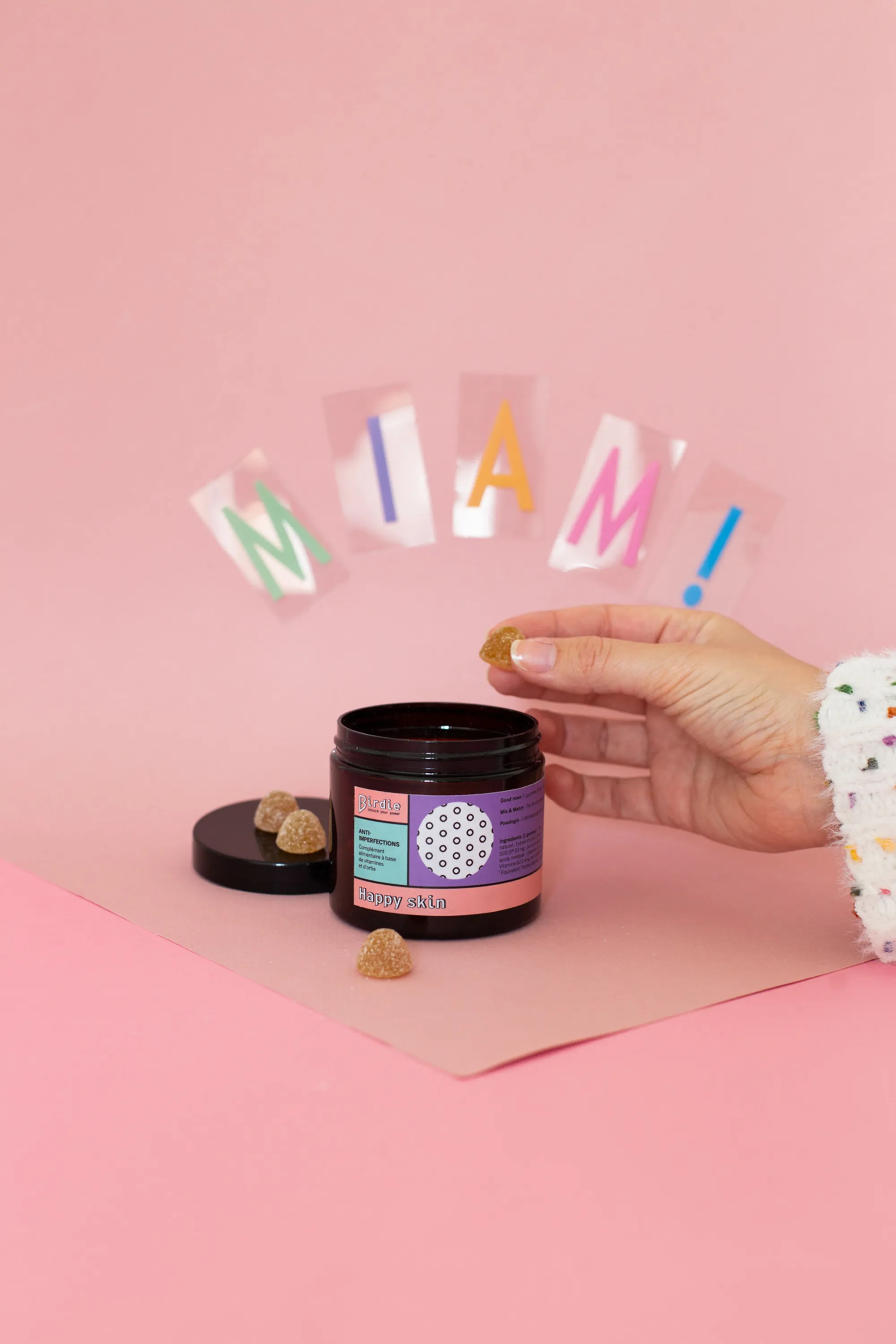 Birdie Gummies anti-imperfections Happy skin-150 g