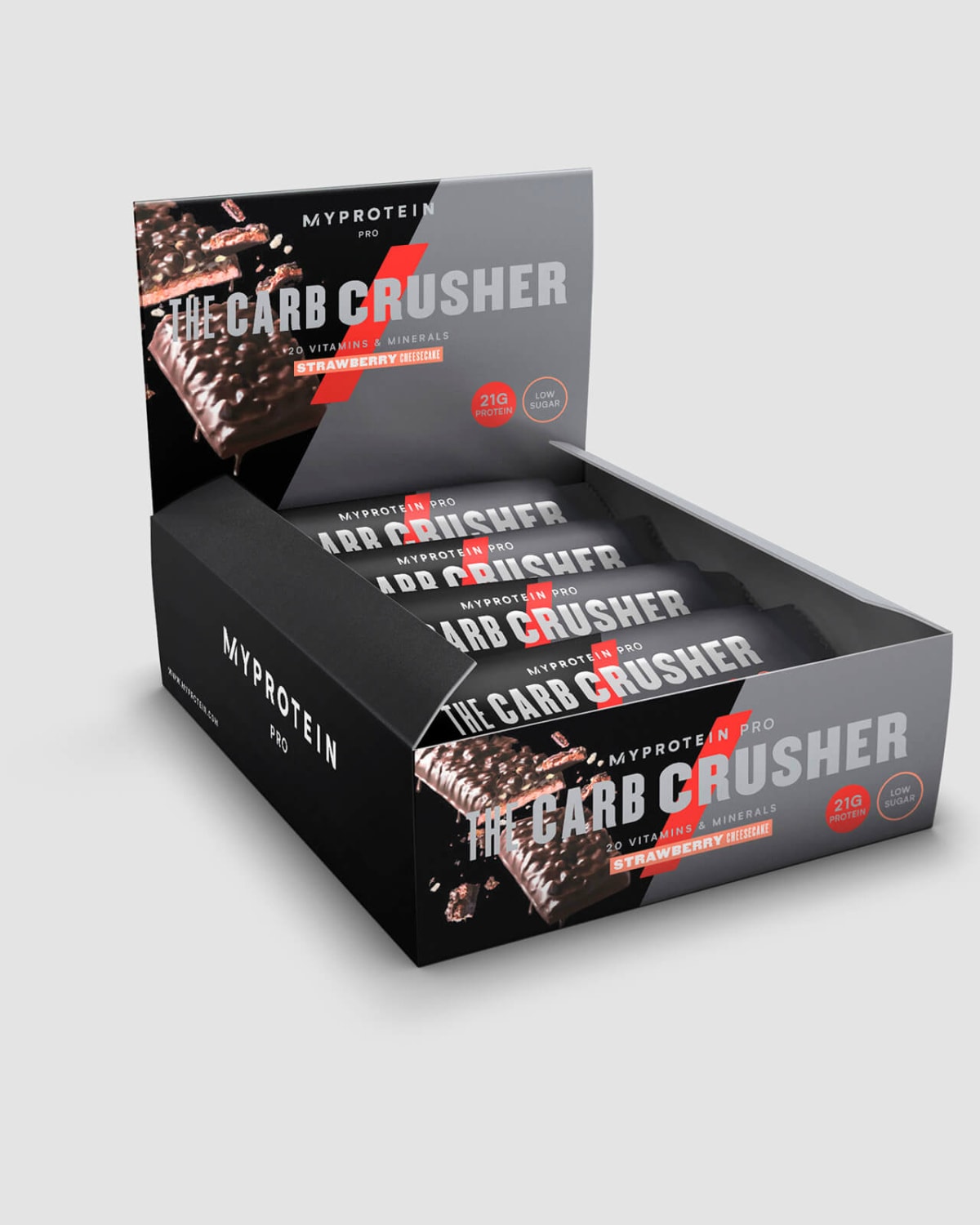 MyProtein Carb Crusher - Strawberry Cheesecake 12x60g