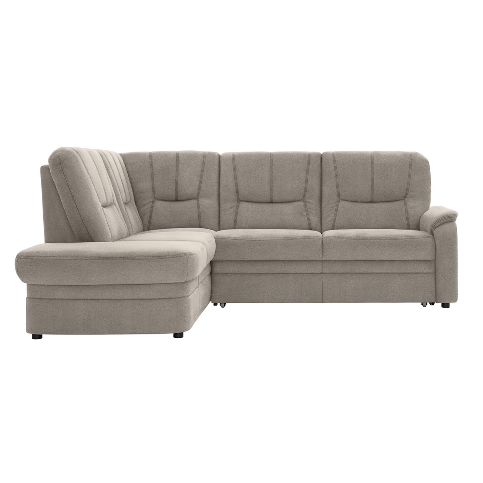 polsterpower Ecksofa - Holiday alu - Basismodell - Ottomane links