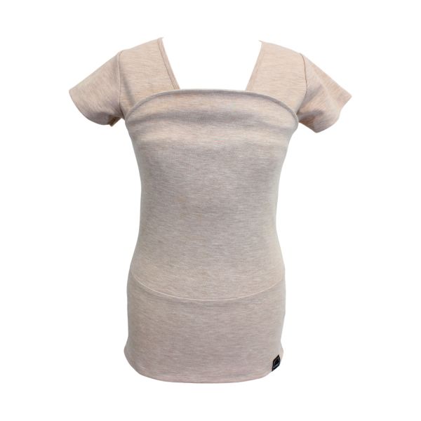 Womboo Buidelshirt - Vrouw - Maat XL - Beige