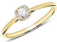 18 karaat gouden ring met Diamanten