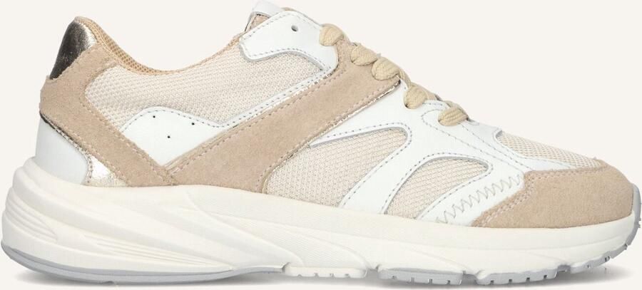 Hip H1815 Sneakers Meisjes Leren Sneaker Beige