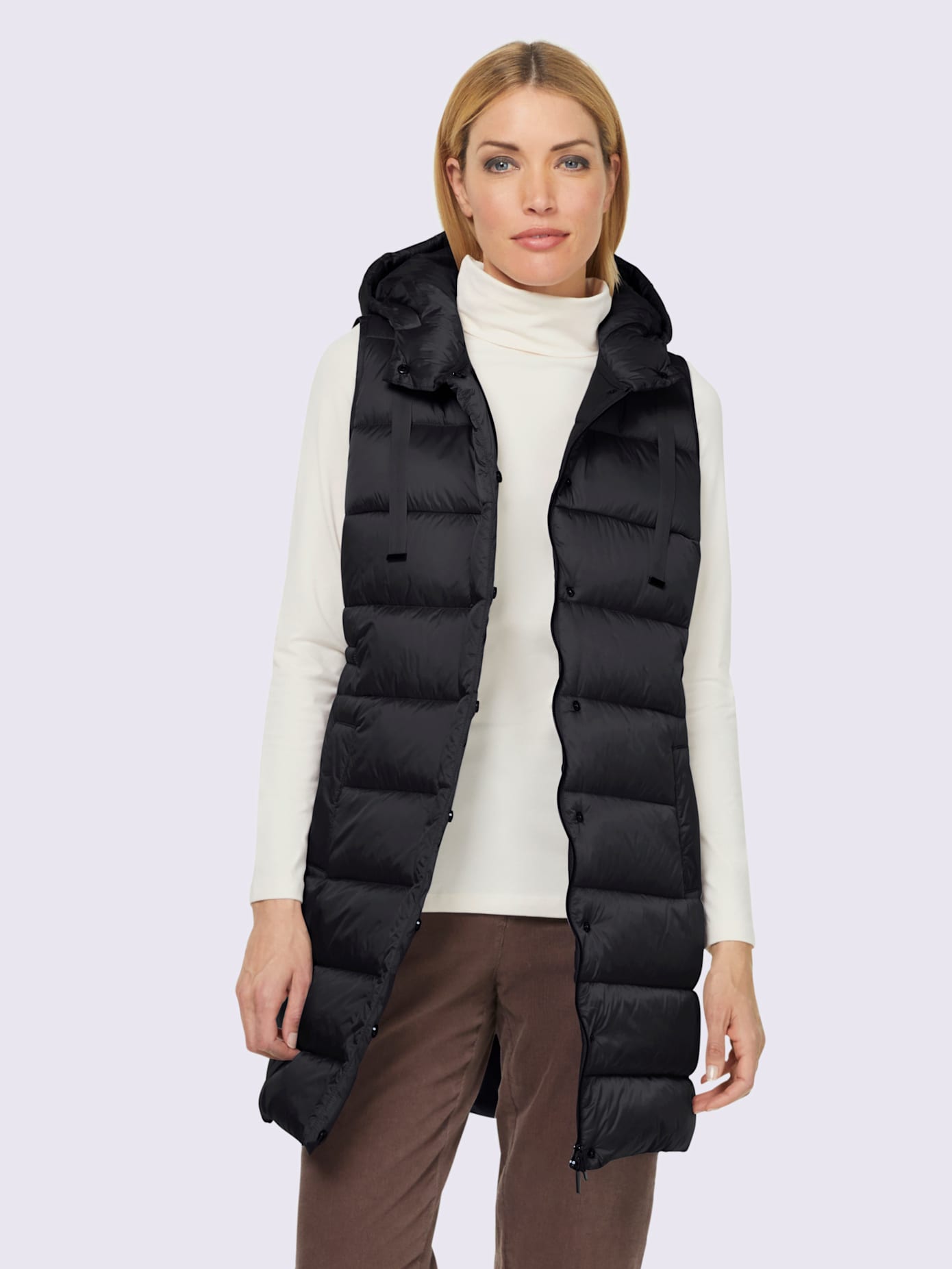 Gilet matelassé capuche tendance