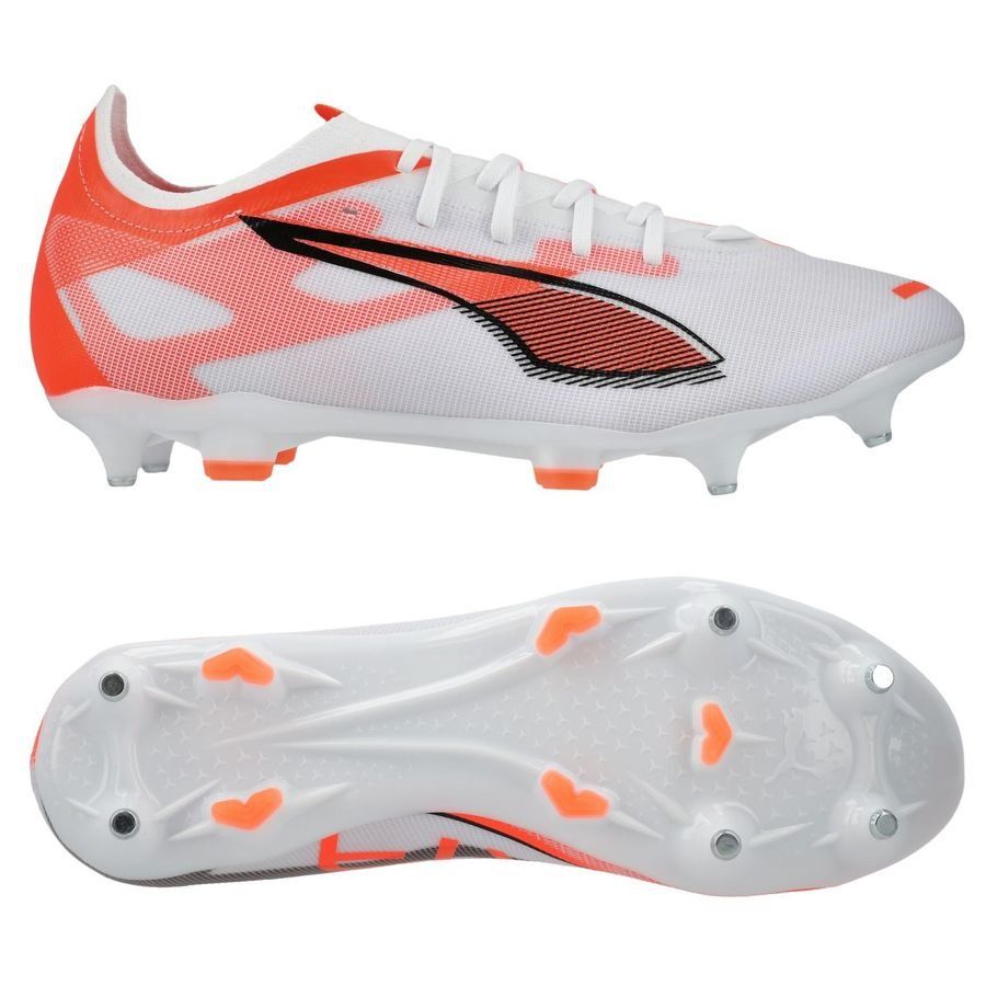 PUMA Ultra 5 Match SG Unlimited - Blanc/Noir/Glowing Red