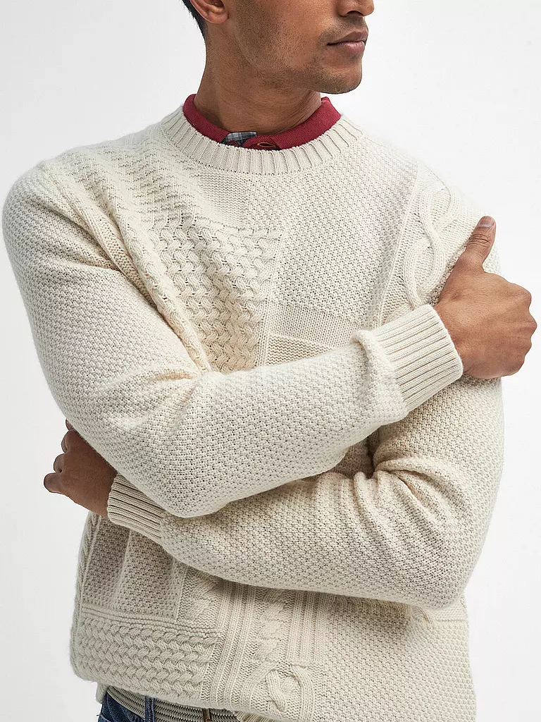 BARBOUR Pullover CASEY creme