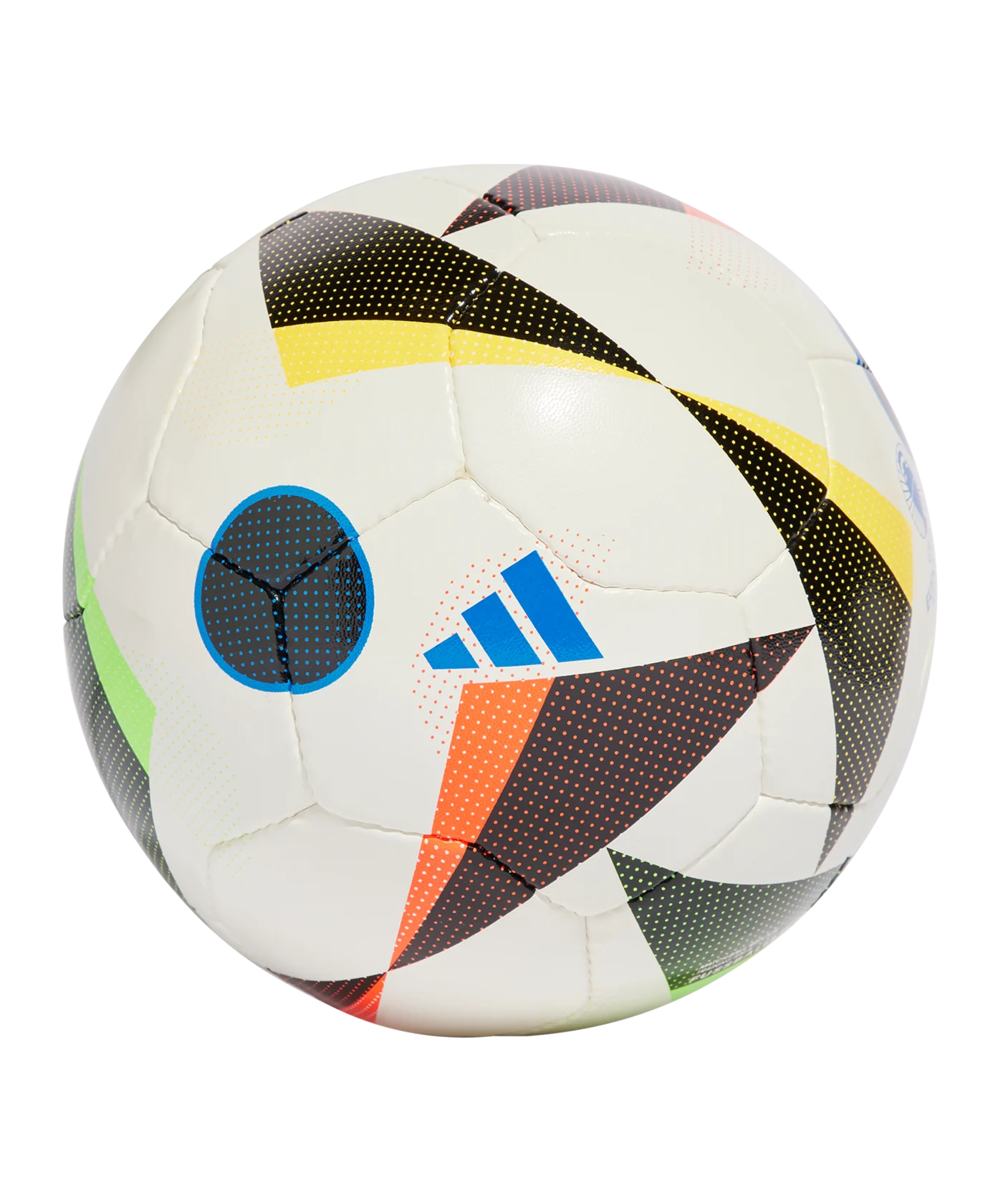 adidas Fussballliebe TRN Sala Futsal Trainingsball EM 2024 Weiss Schwarz Blau