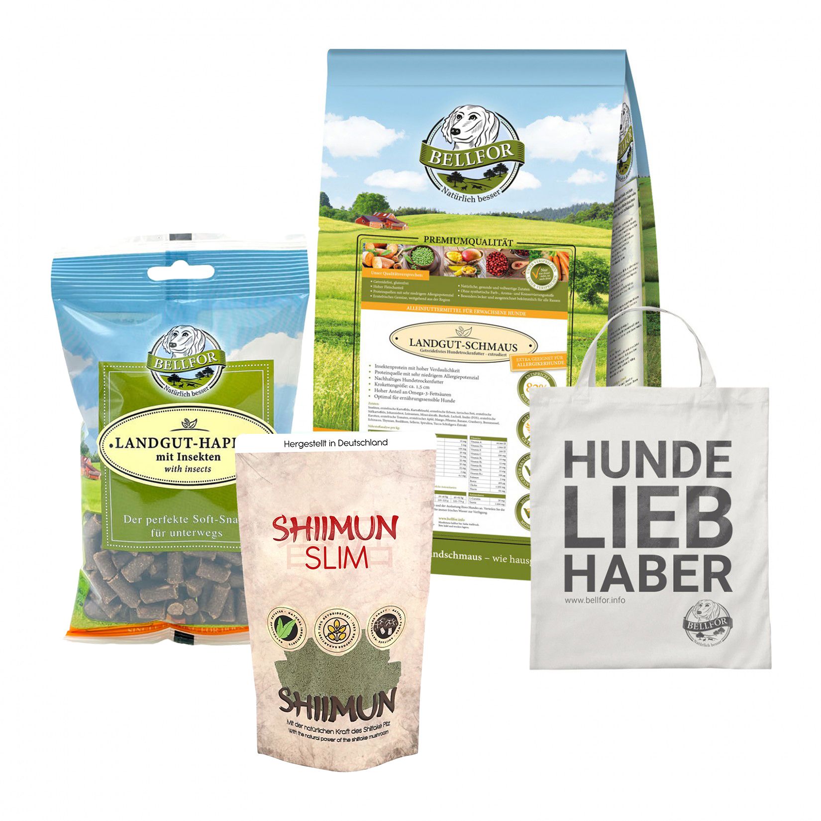 Bellfor Diät-Futterset für mittelgroße, ernährungssensible Hunderassen