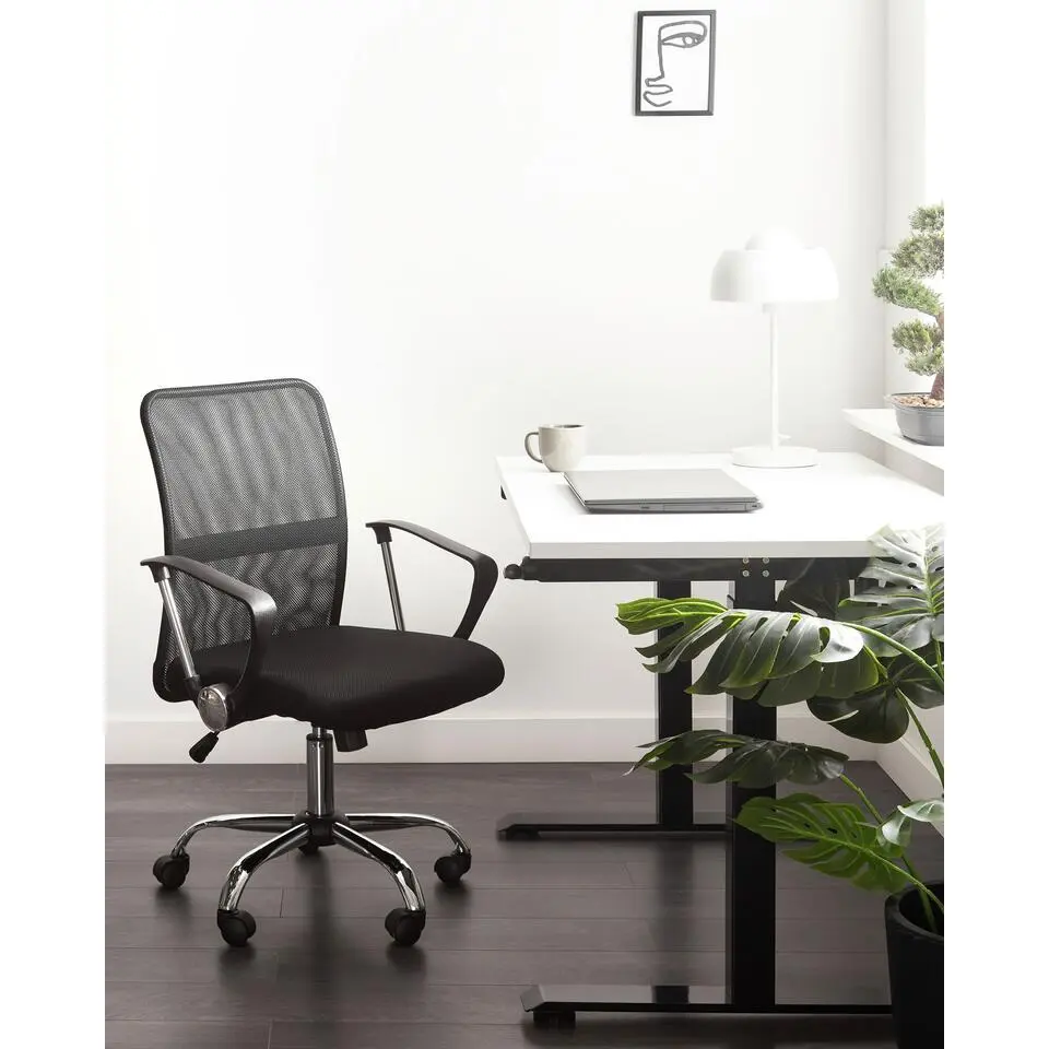 BEST - Bureaustoel - Zwart - Mesh