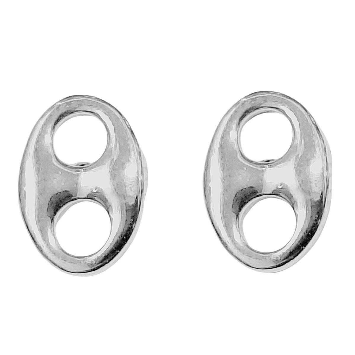 Boucles d'oreilles Grain de Café en argent 925°/00