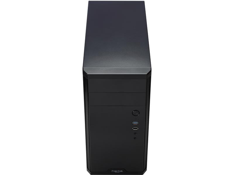 Fractal Design PC-Gehäuse Core 1100 Kompaktes Mini-Tower mit elegantes Front-Panel