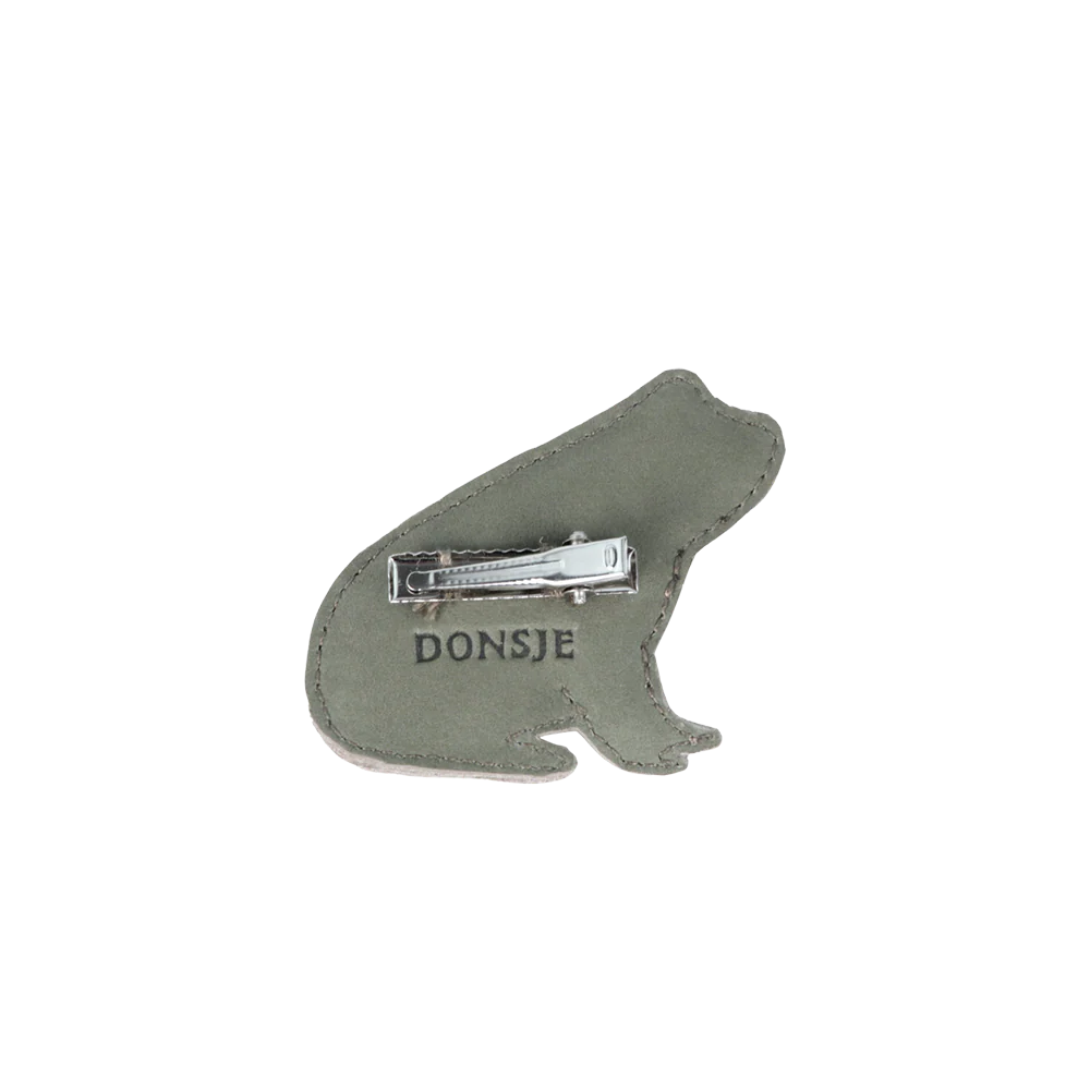 Lipu Clip | Frog | Stone Nubuck