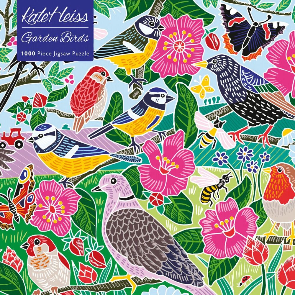 Puzzle - Puzzle - Kate Heiss, Gartenvögel