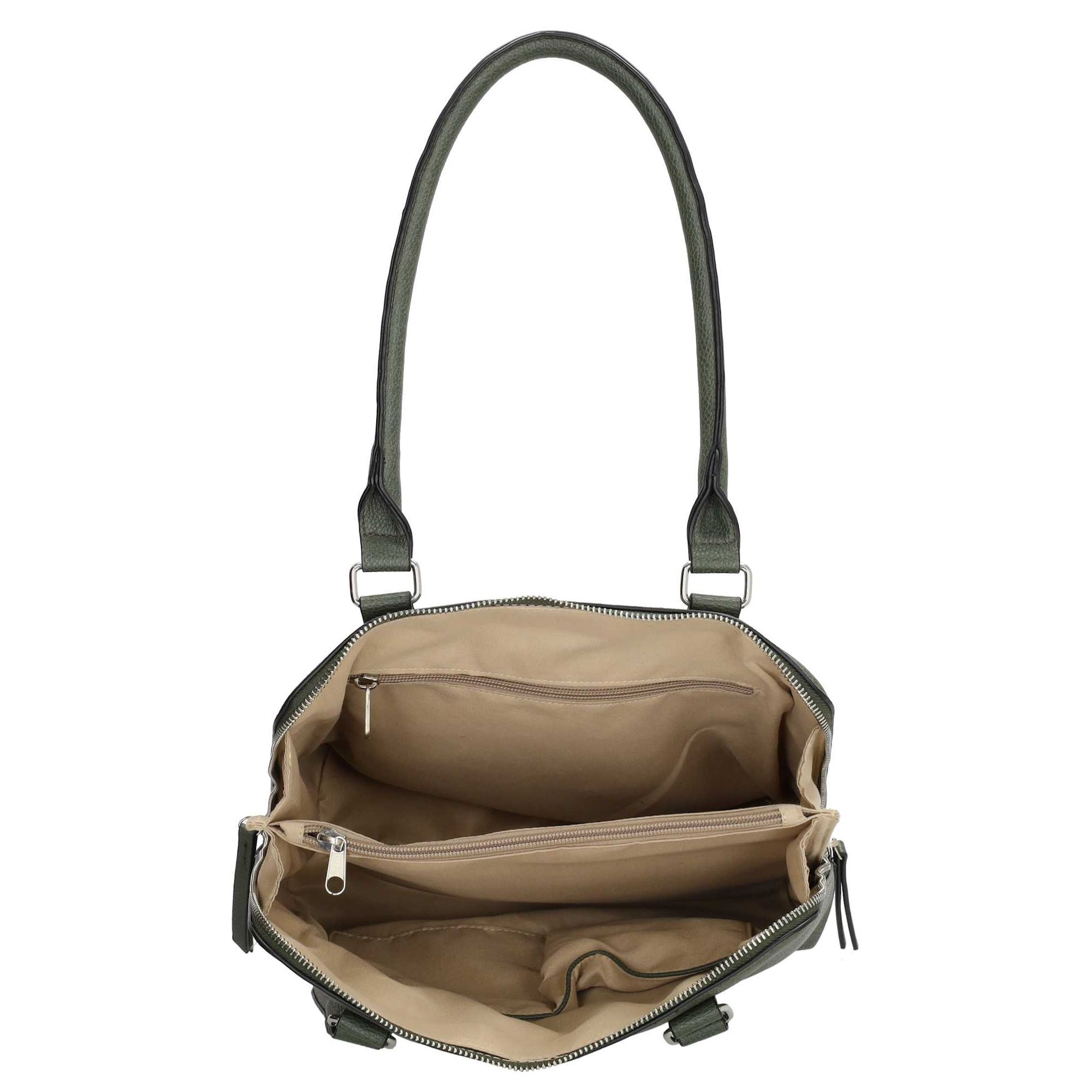 Charm London Stratford Shopper Donkergroen