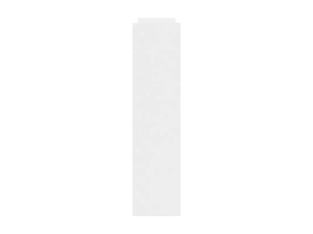 Chariot de rangement étroit 4 niveaux blanc bois d'ingénierie
