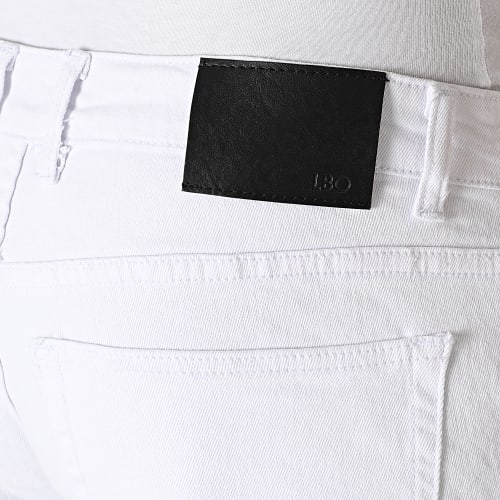 Short Jean Relaxed 0214 Blanc