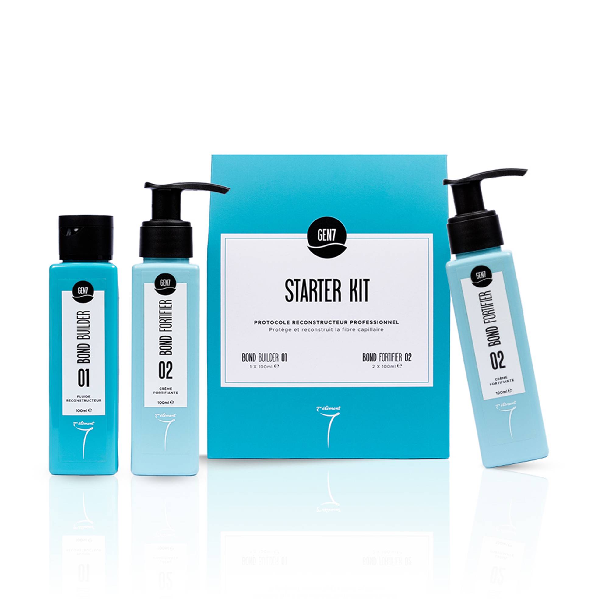 Starter kit GEN7 - protocole reconstructeur professionnel 3x100ml / 300ml