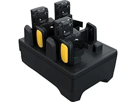 Zebra Four Slot Charge Only Cradle - Opladerstand til stregkodescanner - output-stikforbindelser: 4 - for Zebra RS5100