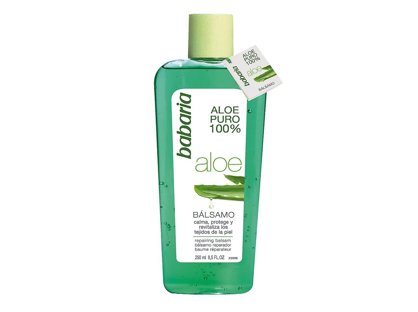 BÁLSAMO REPARADOR BABARIA 100% ALOE VERA 250 ML