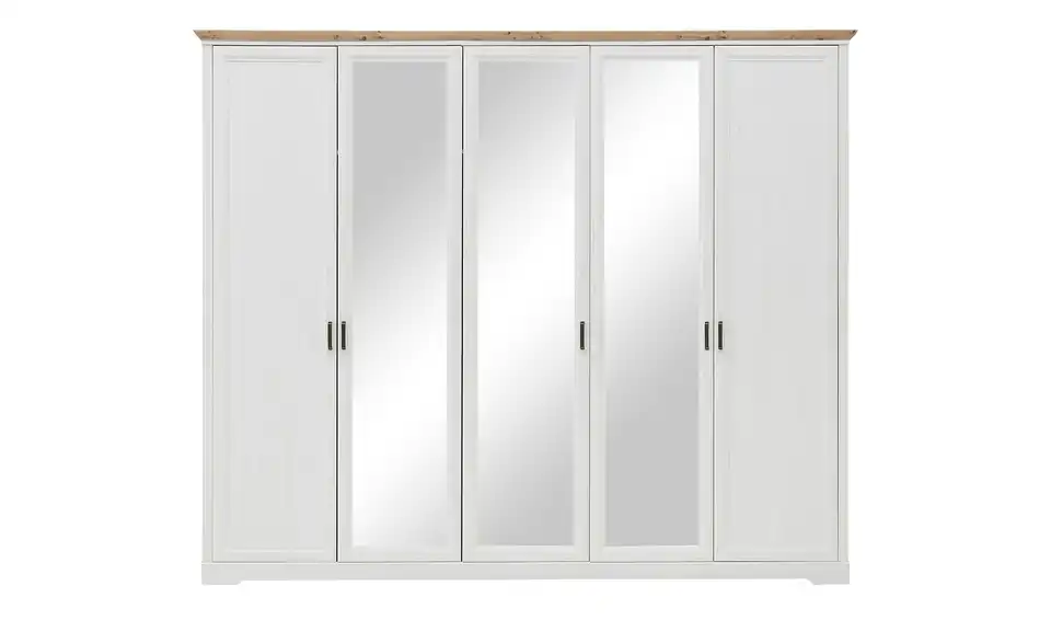 Kleiderschrank Jasmin II Pinie (Nachbildung), Asteiche (Nachbildung) 266 cm