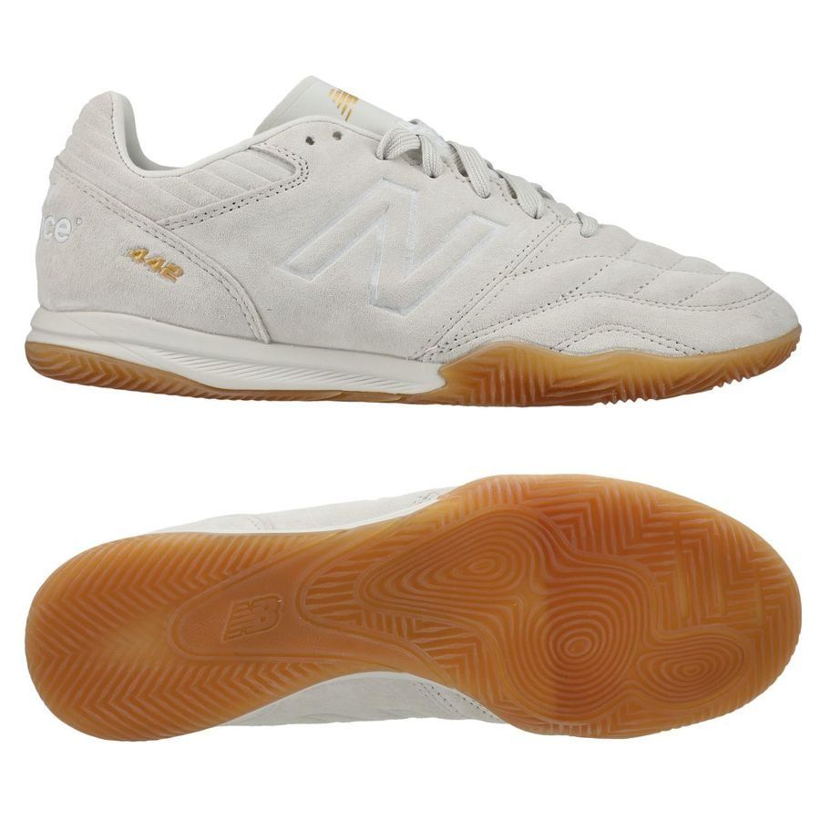 New Balance 442 V2 Pro IN LS - Blanc/Doré
