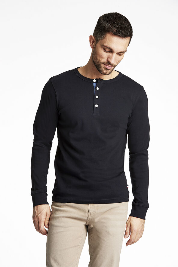 Lindbergh Solid granddad L/S Sort