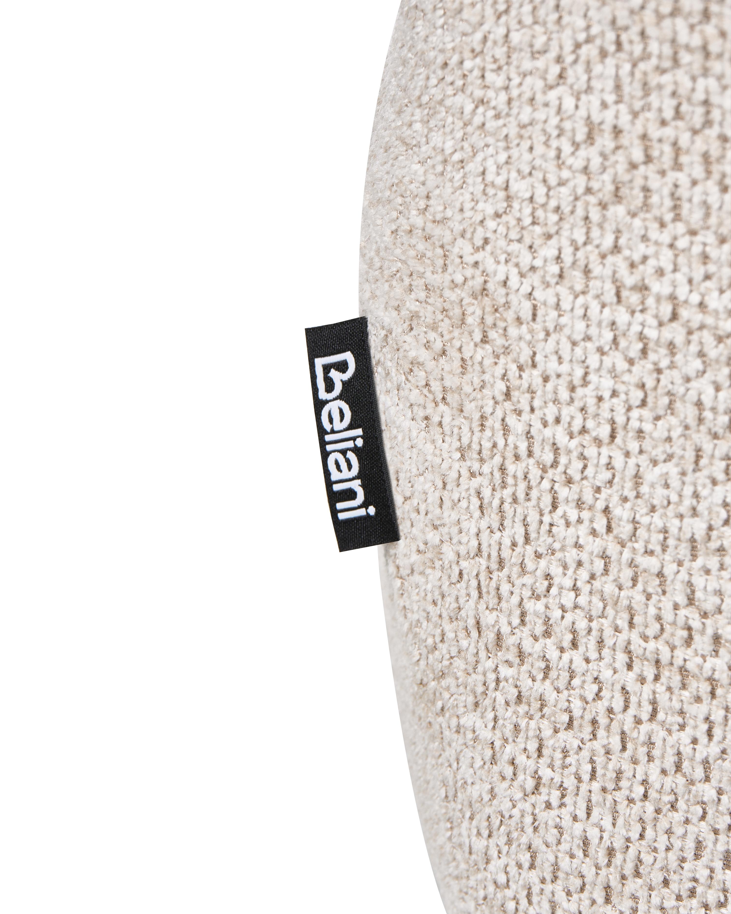 Set van 2 eetkamerstoelen draaibaar DORRIS Stof Lichtbeige