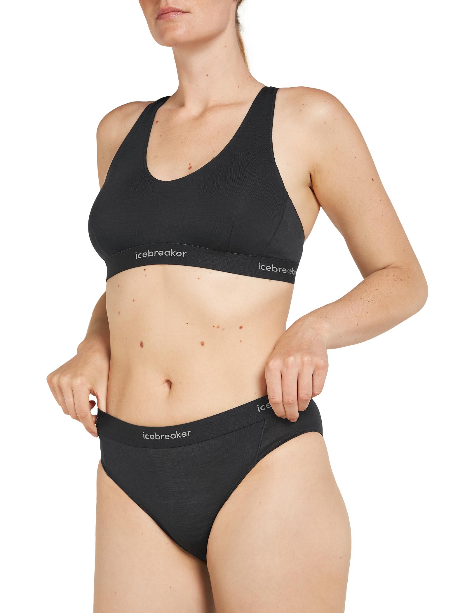 Icebreaker 125 Cool-Lite Sprite Hipster Womens Black