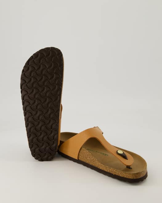 Birkenstock Gizeh Vegan Zehentrenner in Braun