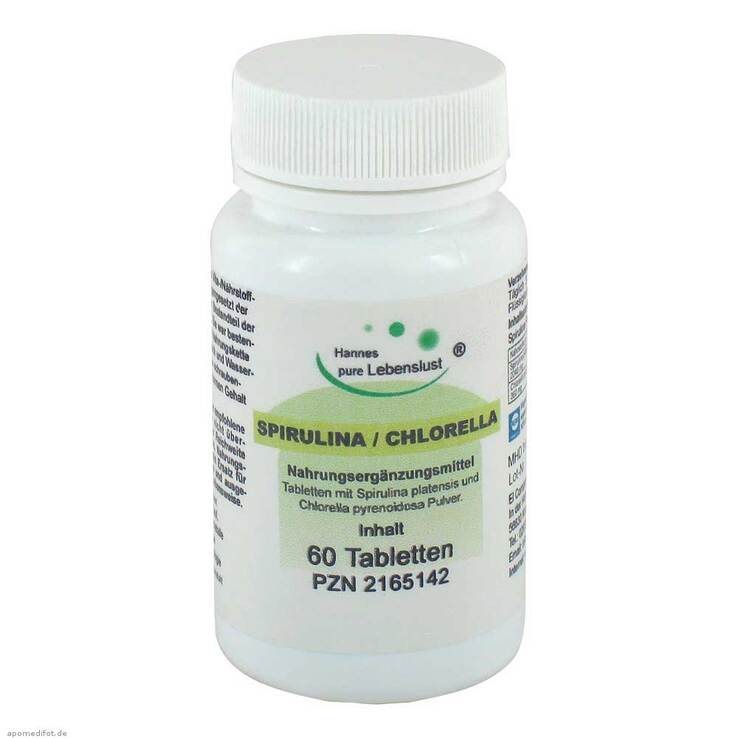 Spirulina + Chlorella Tabletten, 60 St