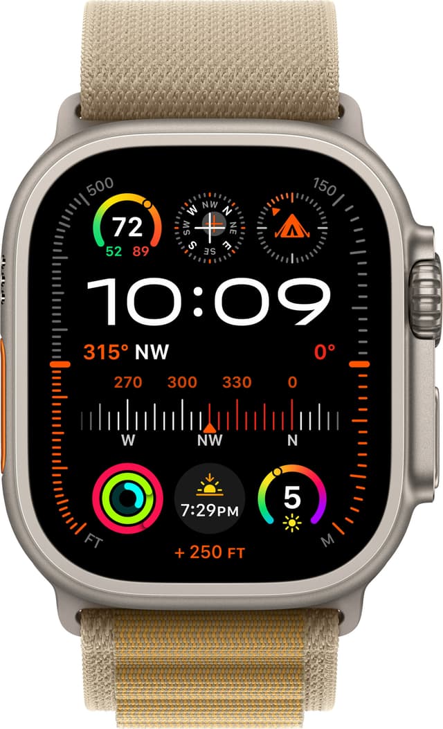 Apple Watch Ultra 2 49mm GPS+CEL (Natural Titanium/Tan Alpine Loop) S