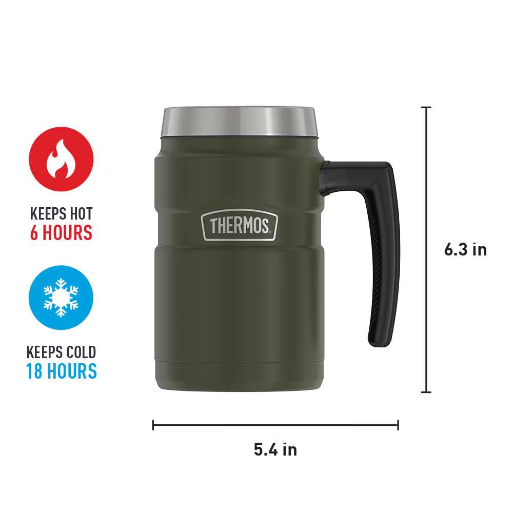 16oz STAINLESS KING™ COFFEE MUG