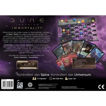 Asmodee Dire Wolf Digital Dune Imperium - Immortality [Erweiterung]