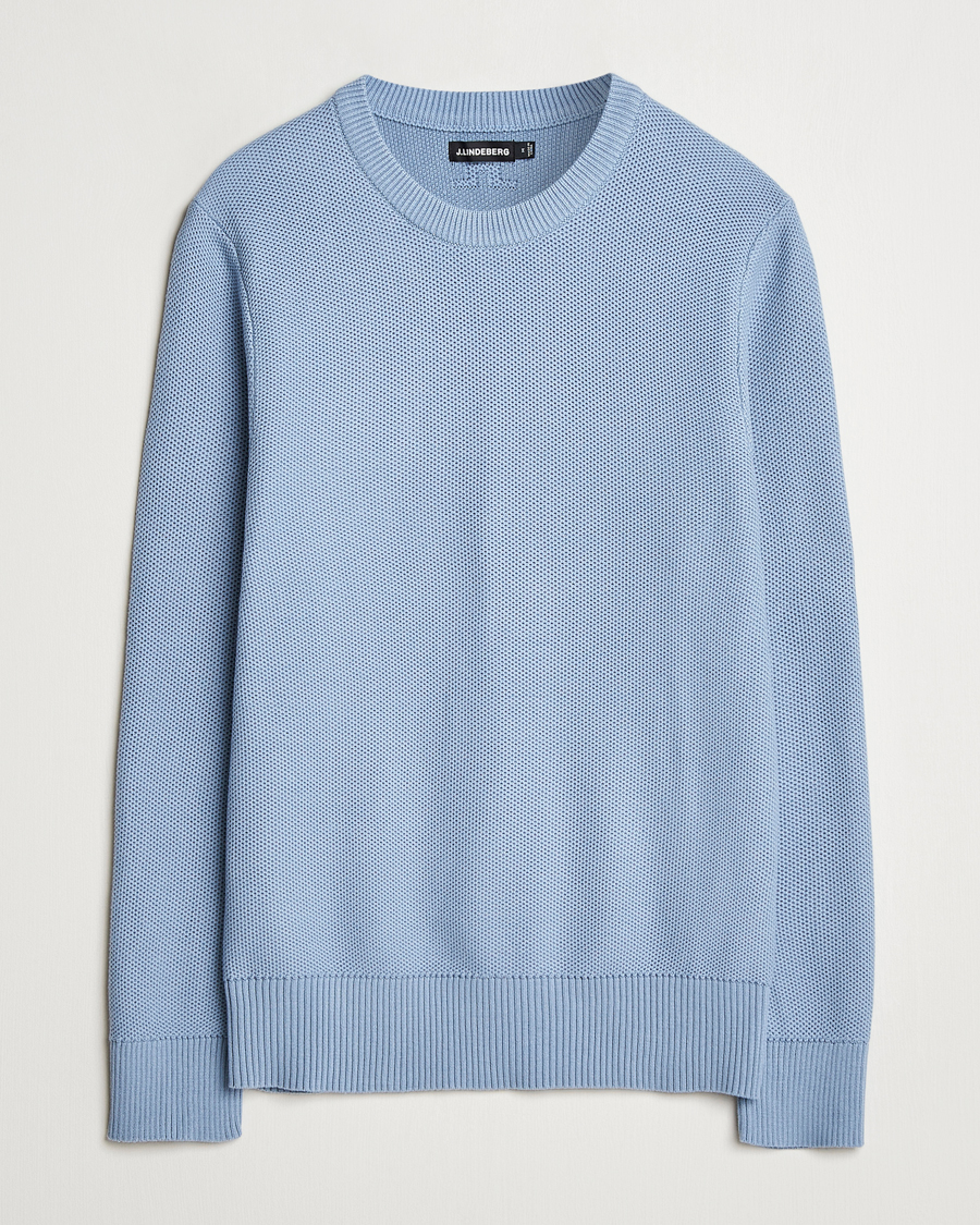 J.Lindeberg Arthur Organic Cotton Knit Rain Washed