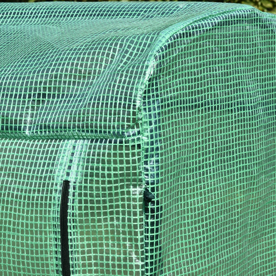 Outsunny Faltpavillon mit Stahlrohre grün