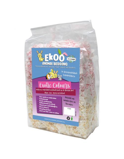 Ekoo Bedding Exotic Colours & Teabags - Kooi Accessoire - 3 l